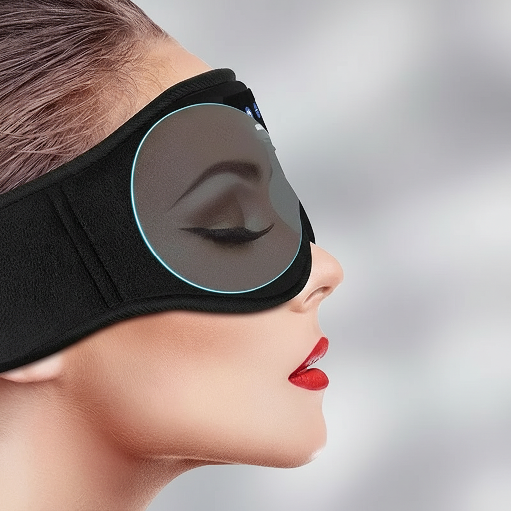 Bluetooth Sleeping Headphones 3D Eye Mask Wireless Headband Soft Elastic Comfortable Music Earphones Sleep Mask For Travel Nap